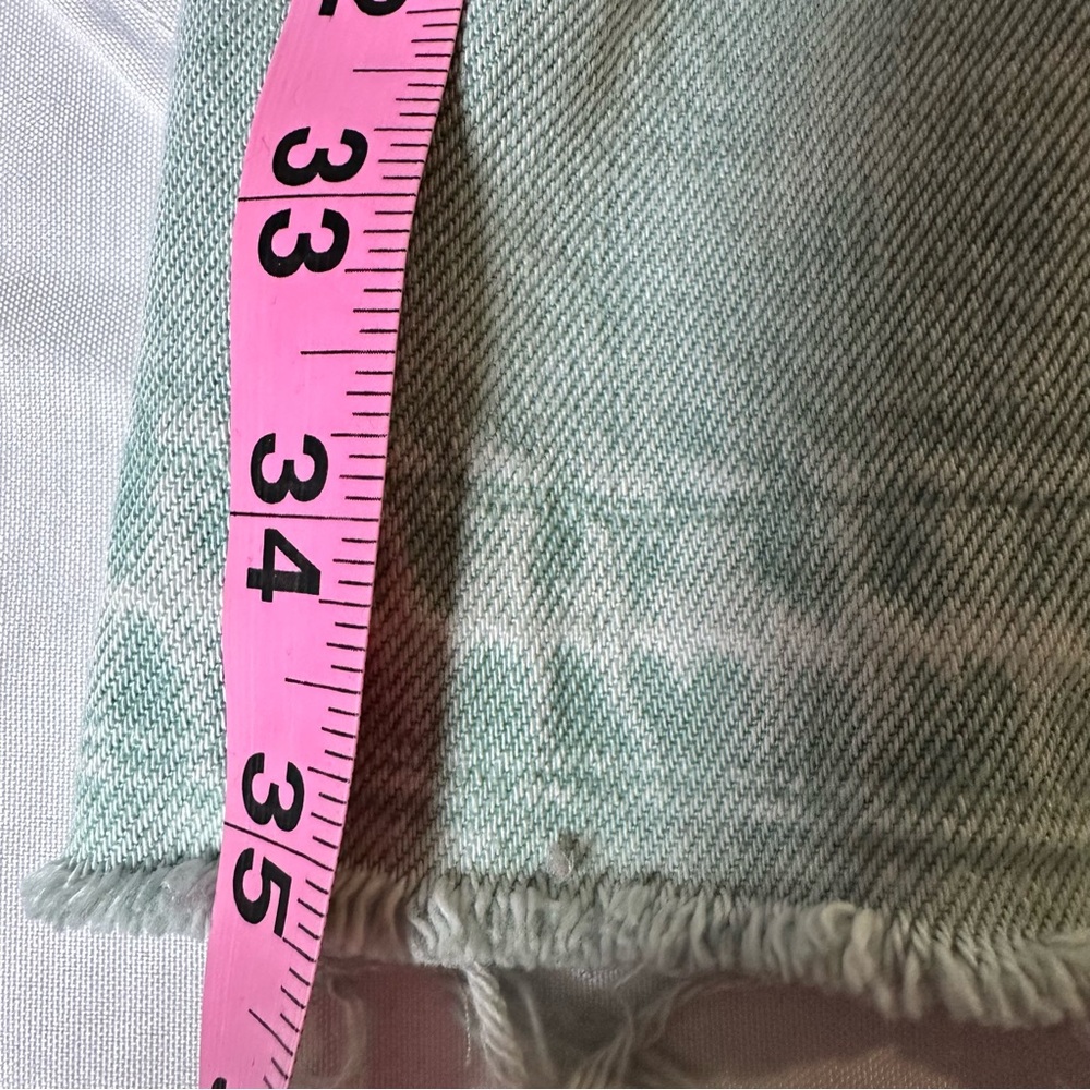 Maurices M Green Jeans Women’s size 14 High Rise Straight Crop Distressed - Picture 8 of 9